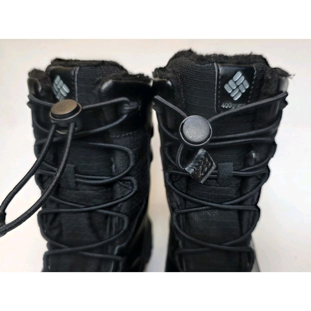 Columbia Youth Size 6 Bugaboot Celsius Waterproof Boots Unisex Black - Picture 6 of 9